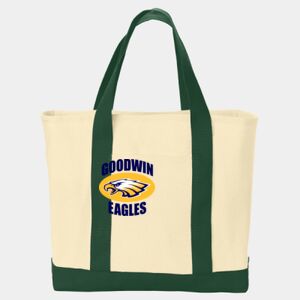 Ideal Twill Two Tone Shopping Tote Thumbnail