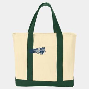Ideal Twill Two Tone Shopping Tote Thumbnail