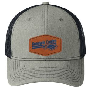 Snapback Trucker Cap w/ Leather Patch Thumbnail