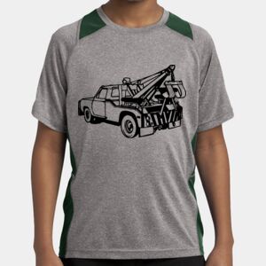 Youth Heather Colorblock Contender ™ Tee Thumbnail