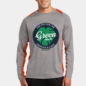 Long Sleeve Heather Colorblock Contender ™ Tee Thumbnail